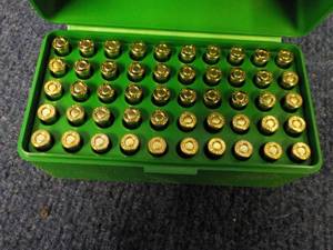 lot 188 image: Case of Bullets Cal 22 Hornet 45 Gr...