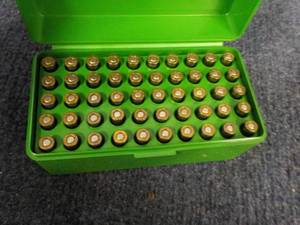 lot 189 image: Case of Bullets Cal 22 Hornet 45 gr...