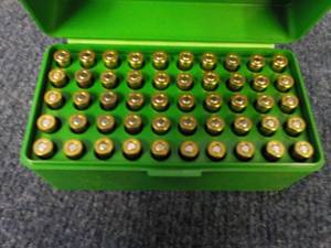 lot 193 image: Case of Bullets Cal 22 Hornet...