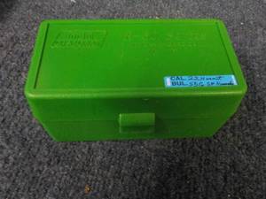 lot 196 image: Case of Bullets Cal 22 55 Gr Hornad...