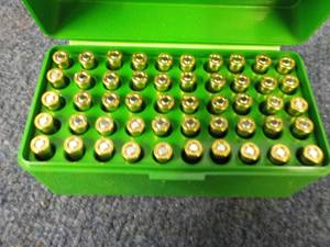 lot 199 image: Case of Bullets Cal 22 55 Gr Hornad...