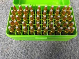 lot 205 image: Case of Bullets Cal 30-30 Flat Nose...