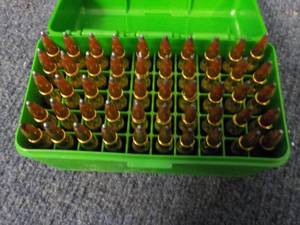 lot 220 image: Case of Bullets Cal 30-06 180 Gr Sp...