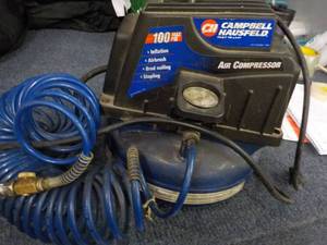 lot 254 image: Campbell Hausfeld 100 max PSI air c...