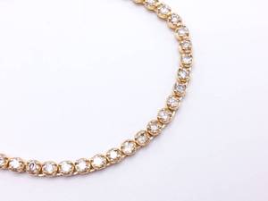 Beautiful 3 CT Diamond Estate Tennis Bracelet in 14k Yellow Gold