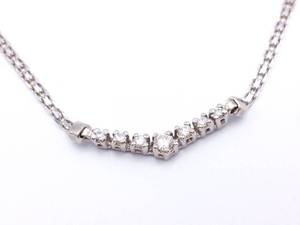 Diamond Estate Necklace in 14k White Gold