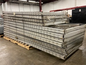 Bulk Lot Of Pallet Rack Uprights