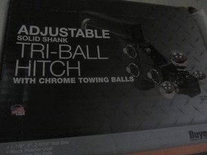 New Receiver Hitch Tri-Ball