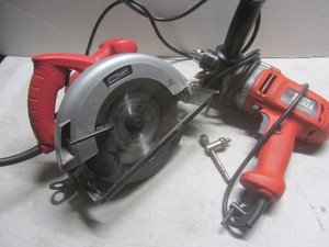 B&D Drill, Toolshop Saw