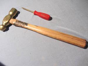 Snap-on Screwdriver, Brass Ball Peen