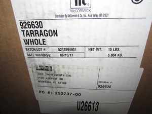 McCormick Tarragon Whole