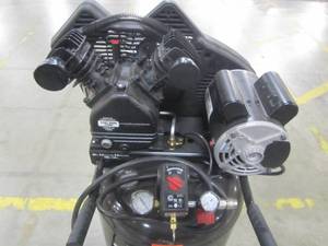 lot 12 image: Husky 30 Gal. 155 psi Ultra-Quiet Portable Electric Air Compressor C302H