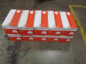 lot 126 image: (10 Cases) Commercial Electric Recessed 6 in. R30 Black Recessed Trim - 6 Pack - 693031