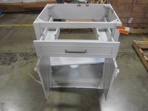 lot 31 image: Scott Living Roveland 30-in Light Gray Single Sink Bathroom Vanity 2026VA-30-242-901