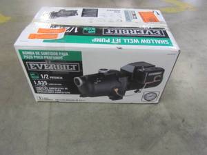 lot 34 image: Everbilt 12 HP Shallow Well Jet Pump J100A3