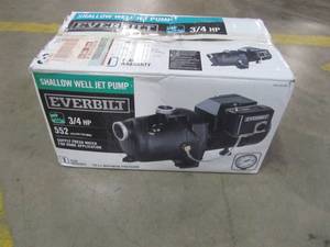 lot 38 image: Everbilt 34 HP Shallow Well Jet Pump J200A3