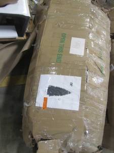 lot 72 image: General Foam 12 ft. Pre-Lit Carolina Fir Artificial Christmas Tree with Multi-Color Lights HD-21612M7