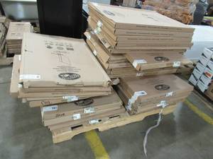 lot 270 image: WHOLESALE MIXED PALLET OF RETURNS, LIQUIDATIONS OR SHELF PULLS - KITCHEN CABINET PANELING
