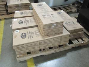 lot 271 image: WHOLESALE MIXED PALLET OF RETURNS, LIQUIDATIONS OR SHELF PULLS - KITCHEN CABINET PANELING