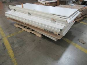 lot 273 image: WHOLESALE MIXED PALLET OF RETURNS, LIQUIDATIONS OR SHELF PULLS - INTERIOR AND CLOSET DOORS & SLABS