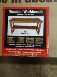 Lot of 2 Wooden Work Bench in good conditions