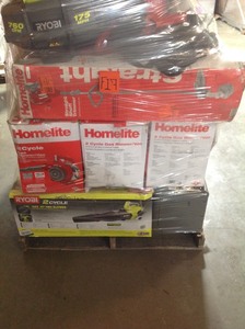 Pallet of branded outdoor tools Retails over $1500 original customer returns