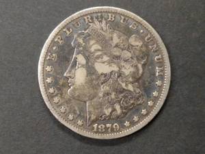 lot 7 image: 1879 S Morgan Silver Dollar...