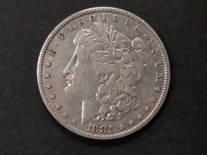 lot 10 image: 1881 O Morgan Silver Dollar...