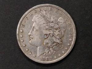 lot 12 image: 1882 Morgan Silver Dollar...