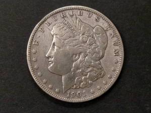 lot 36 image: 1901 Morgan Silver Dollar...