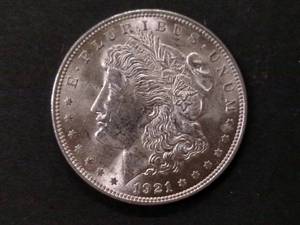 lot 39 image: 1921 Morgan Silver Dollar...