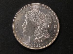 lot 40 image: 1921 Morgan Silver Dollar...