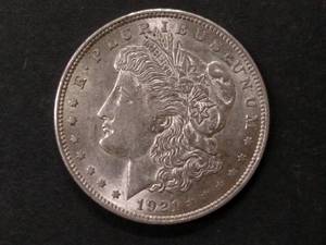 lot 43 image: 1921 Morgan Silver Dollar...