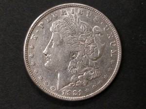 lot 54 image: 1921 S Morgan Silver Dollar...