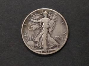 lot 99 image: 1945 D Walking Liberty Silver Half ...