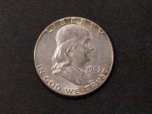 lot 106 image: 1964 AU Kennedy Silver Half Dollar...