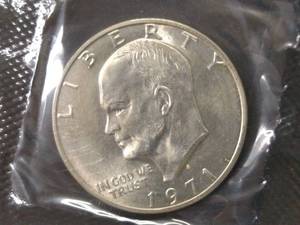 lot 114 image: 1971 S Uncirculated Blue Ike Eise...