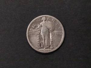 lot 120 image: 1919 D Standing Liberty Silver Quar...