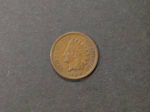 lot 142 image: 1908 S Indian Head Cent...