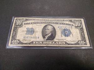 lot 150 image: 1934 Ten Dollar Silver Certificate ...