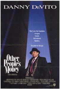 Original Authentic Other Peoples Money Double Sided 27 x 40 Movie Poster $38 retail