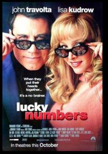 Original Authentic Lucky Numbers 27 x 40 Movie Poster $27 retail