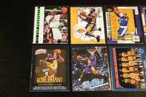 Kobe Bryant Basketball Card Lot  8 Cards