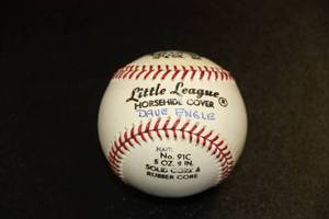 Dave Engle Baseball Auto