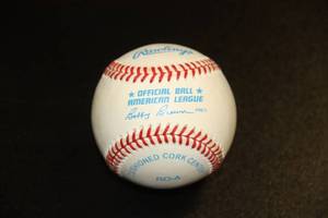 Bobby Richardson Baseball Auto with Holder