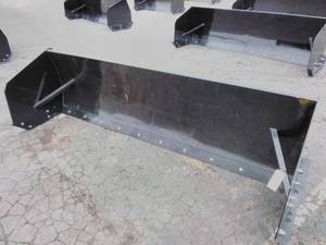 lot 602 image: 10 Snow Pusher (Skid Steer Attachment)