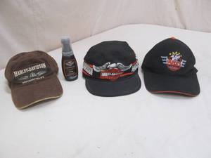 lot 88 image: Harley Davidson caps