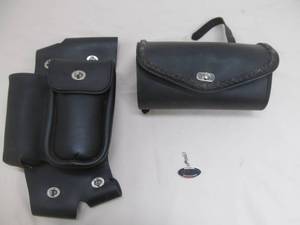 lot 152 image: leather accessories