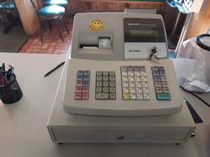 lot 34 image: Sharp Cash Register