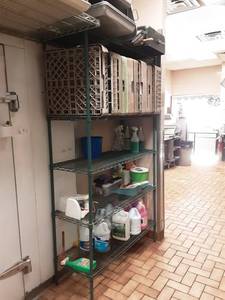 lot 26 image: 2- Metro Racks (Green Coated) 24x18x86 & 48x18x85